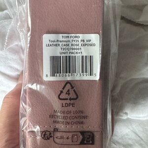 Tom Ford Ltd Edition Premium VIP Leather fragrance Case Rose Exposed 50 ml